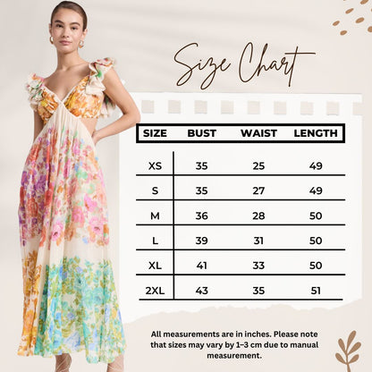 Raie Frill Shoulder Midi Dress