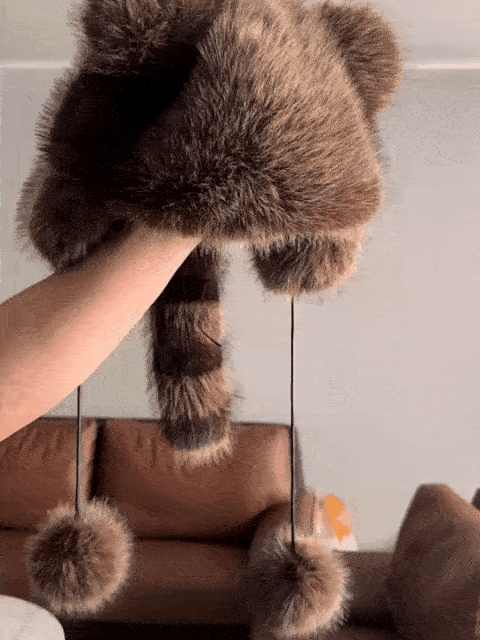 🔥BUY 2 FREE SHIPPING🔥 Handmade Imitation Raccoon Fur Hat