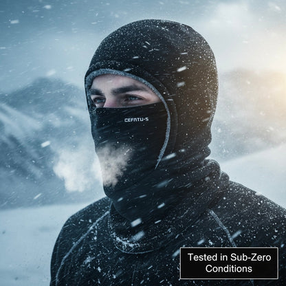 ThermaFleece Balaclava – Windproof 3-in-1 Winter Hat, Mask & Neck Warmer