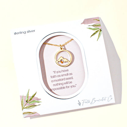 Move Mountains - Sterling Silver Necklace