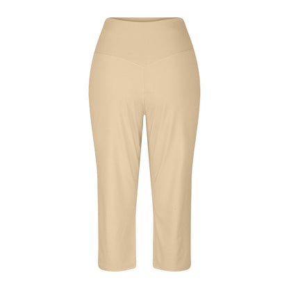 Capri Pants for Women Wide Leg Yoga Dress Cropped Pants