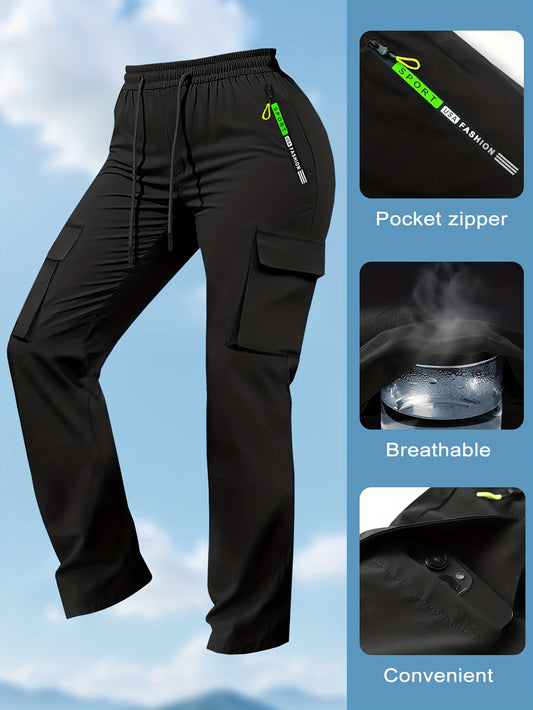 Women's Retro Big Pocket Loose Workwear Pants