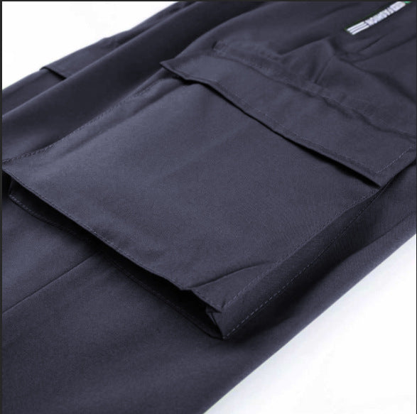 Women's Retro Big Pocket Loose Workwear Pants