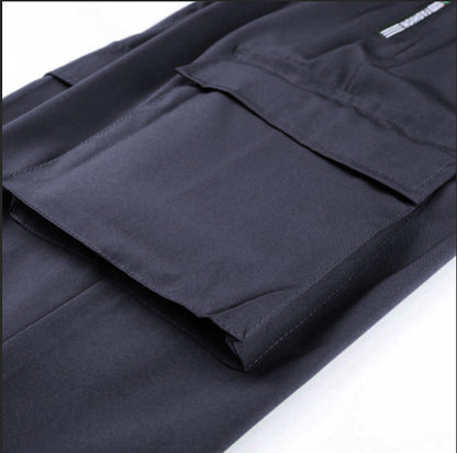 Women's Retro Big Pocket Loose Workwear Pants