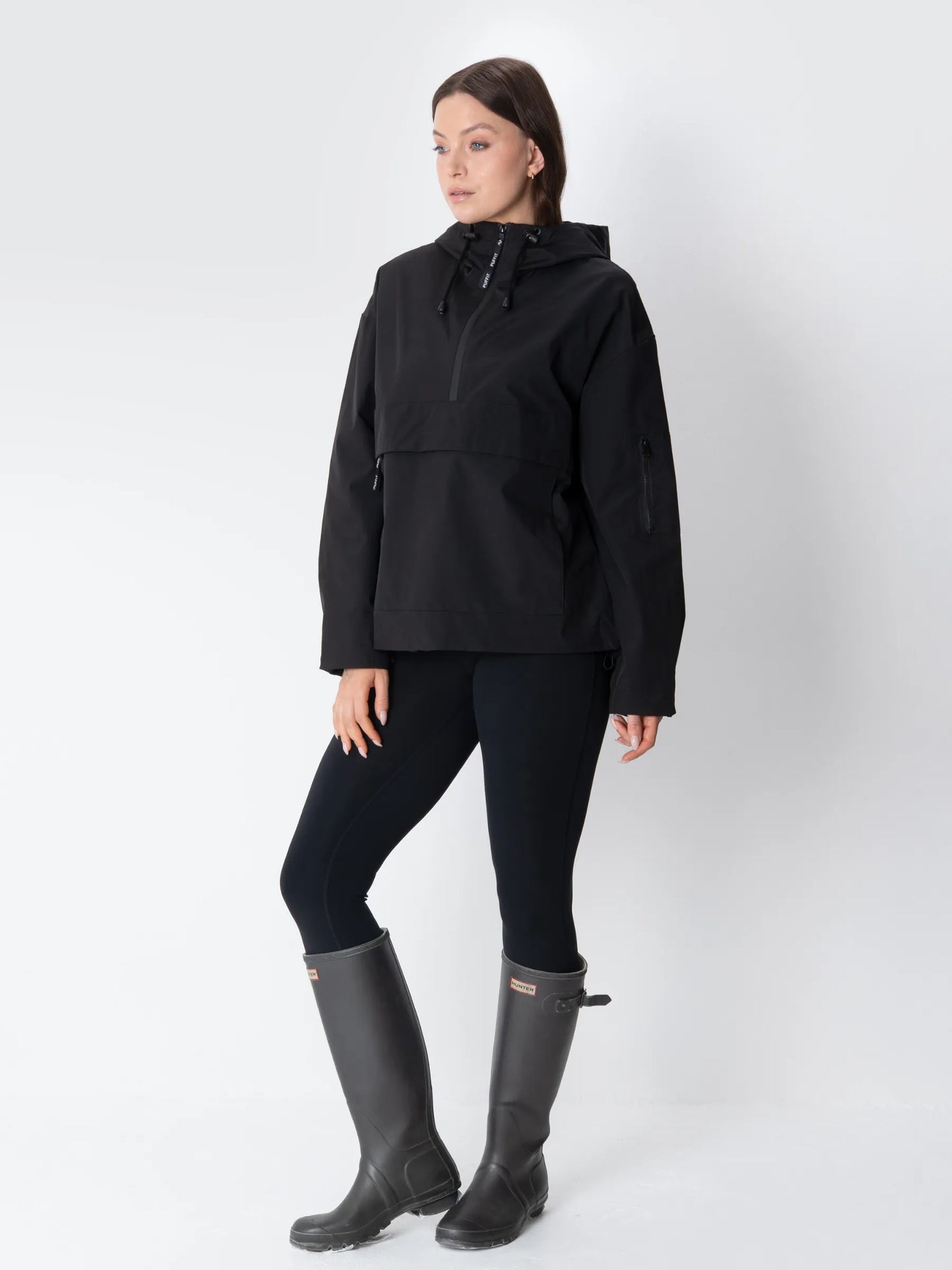 Classic Oversized Waterproof Rain Jacket Hoodie