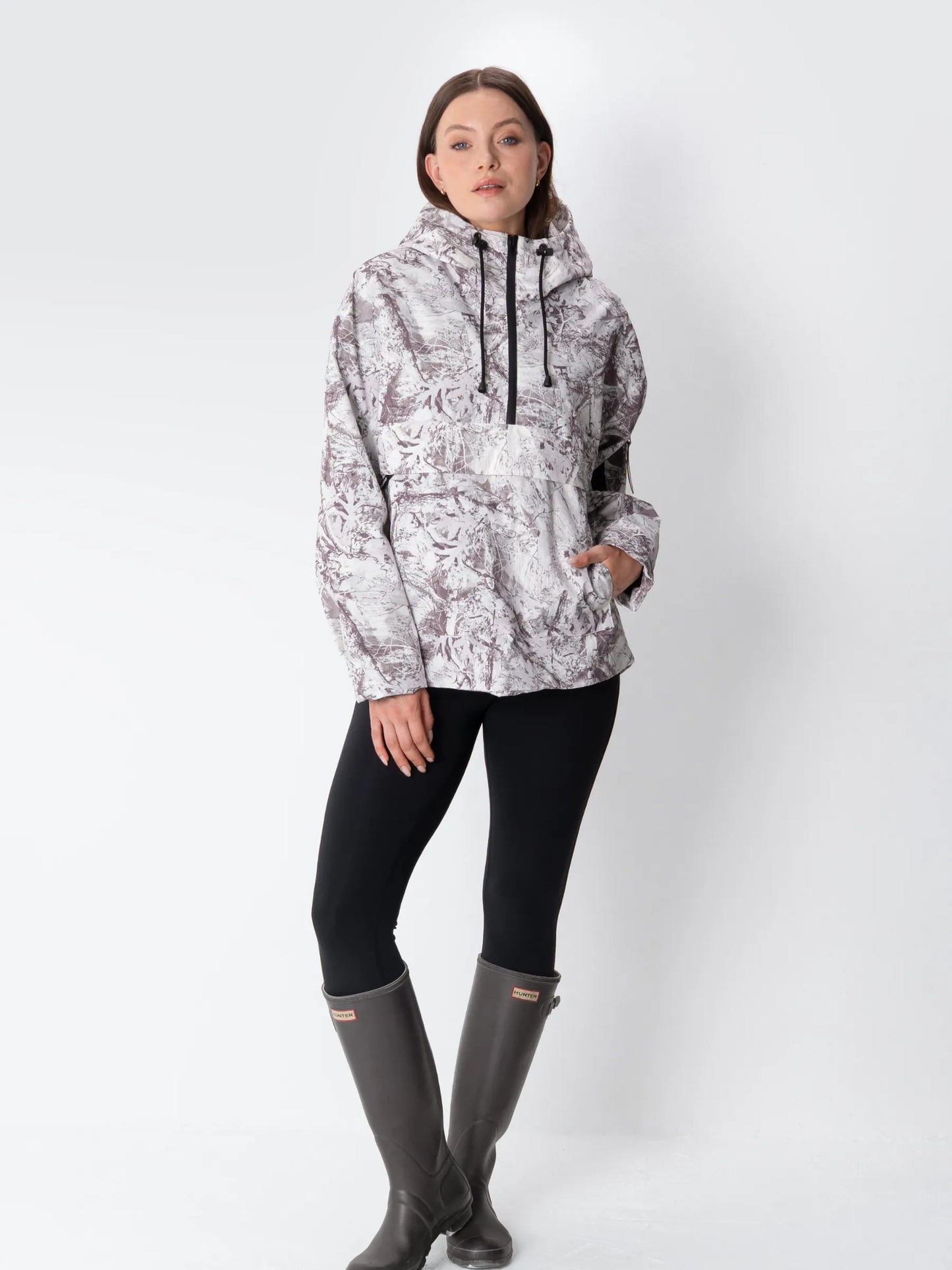 Classic Oversized Waterproof Rain Jacket Hoodie