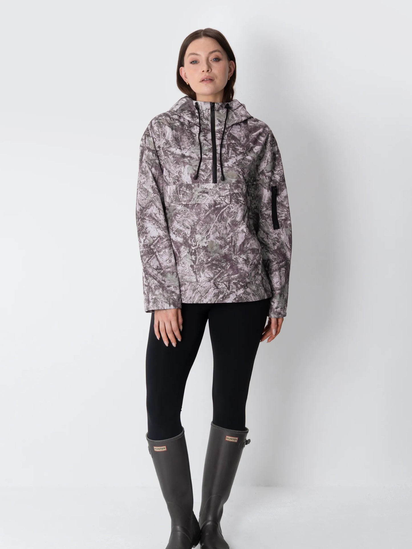 Classic Oversized Waterproof Rain Jacket Hoodie