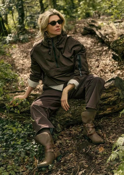 Classic Oversized Waterproof Rain Jacket Hoodie