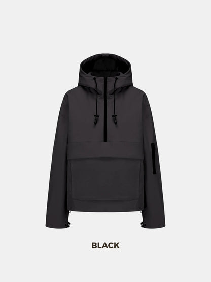 Classic Oversized Waterproof Rain Jacket Hoodie