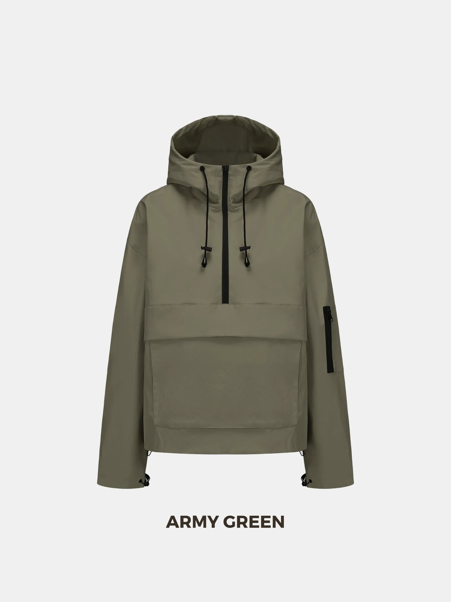 Classic Oversized Waterproof Rain Jacket Hoodie