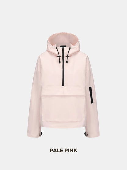 Classic Oversized Waterproof Rain Jacket Hoodie