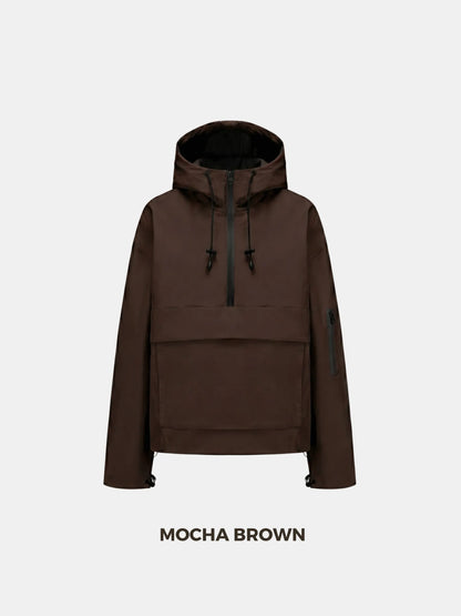 Classic Oversized Waterproof Rain Jacket Hoodie