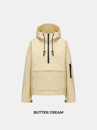 Classic Oversized Waterproof Rain Jacket Hoodie