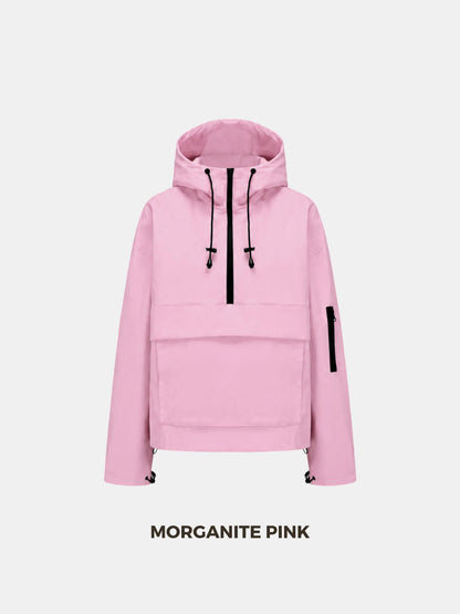 Classic Oversized Waterproof Rain Jacket Hoodie