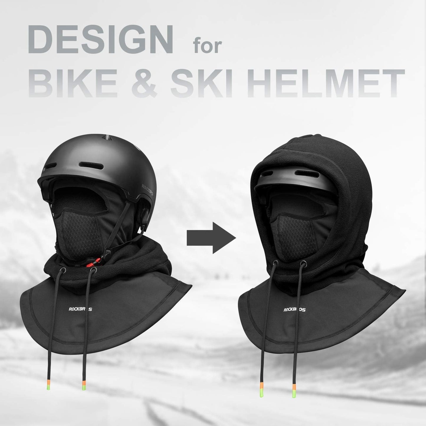 🔥BUY 2 FREE SHIPPING🔥Winter Thermal Balaclava Hood – Full Face & Neck Protection