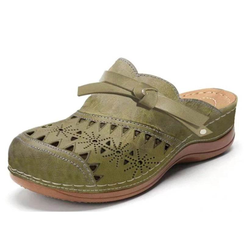 Women's Bowknot Sandals – Comfy Cut-Out Design for Everyday Wear