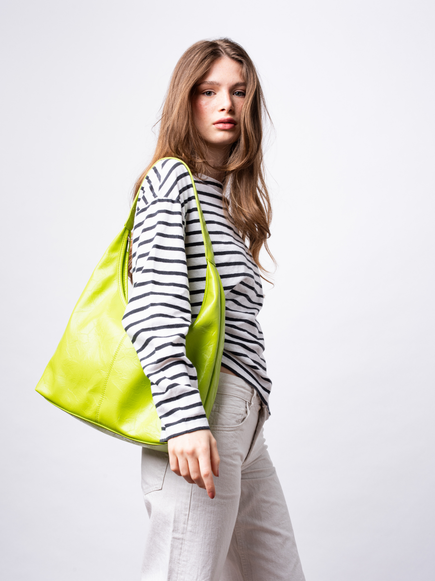 Scarlett Distressed Leather Tote