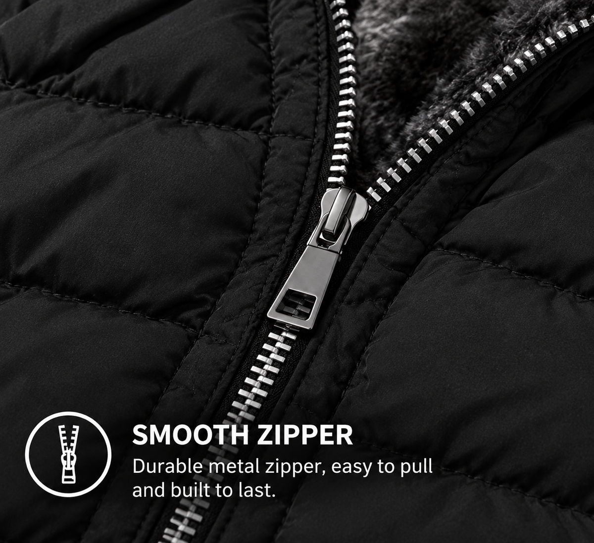 Women's Plush-Lined Long Puffer Coat with Hood – Warm Quilted Winter Parka with Zip Pockets, Hip-Covering Longline Outerwear