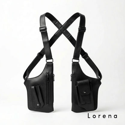 Premium Leather Adjustable Underarm Shoulder Bag for Men & Women