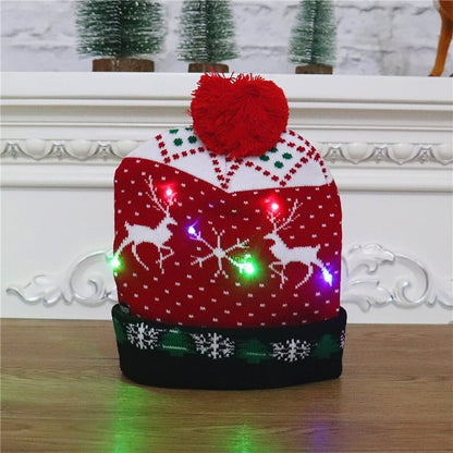 🎁2025 Early Christmas Sale - Christmas LED Light Knitted Beanies