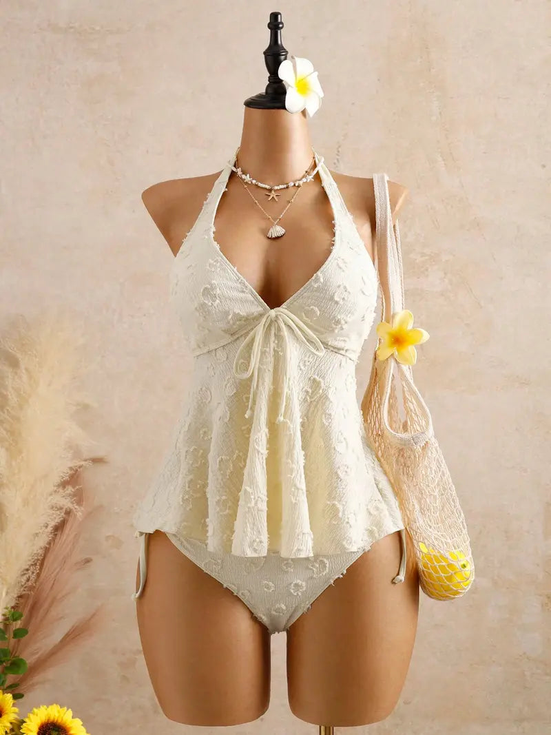 Flattering Tankini Set for Women – Comfortable & Stylish Two-Piece Swimwear