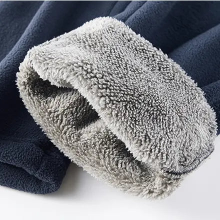 Arctic Fleece Sweatpants — Unisex Fleece-Lined Cuffed Joggers, Loose-Fit Straight-Leg Casual Pants for Fall & Winter