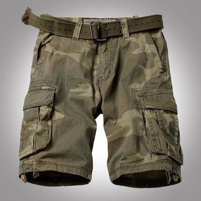 Casual Loose Camo Cotton Men's Shorts