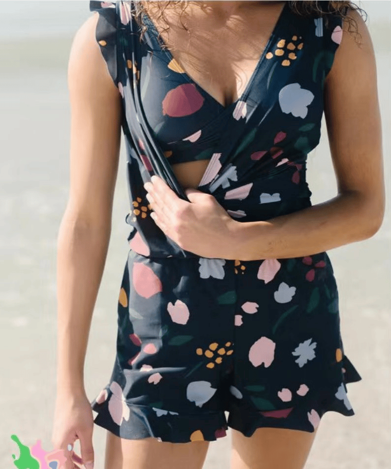 😍 Last Day Promotion 50% OFF😍 Swim Romper Built-in Bra👗Detachable bra cup