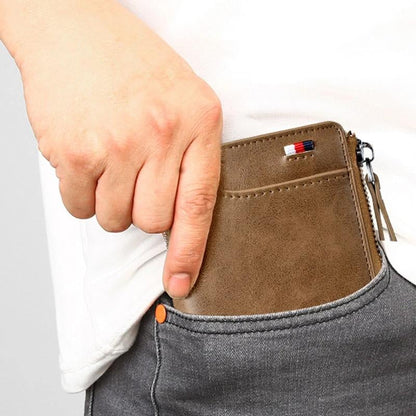 Last Day 49% OFF Men Wallet Zipper  Purse ( RFID PROTECTED )