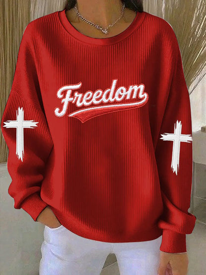 Women's Hot Free Will Printed Round Neck T-shirt