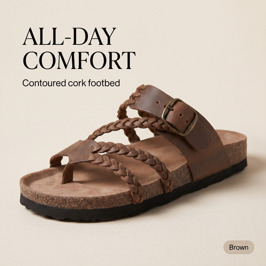 Hayleigh Braided Cork Sandals – Your Feet Called. They Want These.