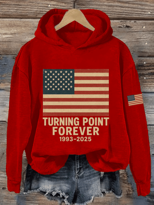 Women's Hot Print Hooded Sweatshirt