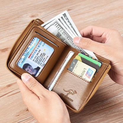 Last Day 49% OFF Men Wallet Zipper  Purse ( RFID PROTECTED )
