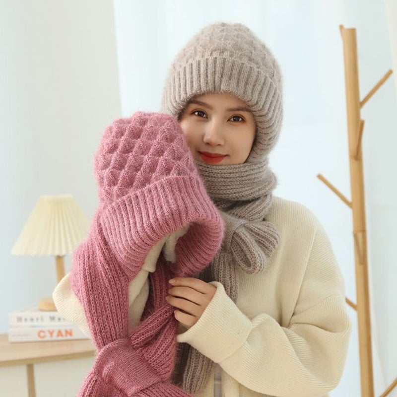 🎄EARLY CHRISTMAS SALE -45% OFF -Winter Versatile Knitted Hooded Scarf for Women