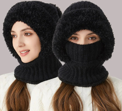 4-in-1 Full-Covering Winter Beanie Hat