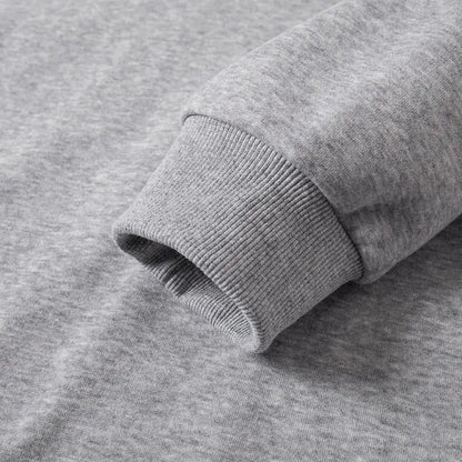 Women's V-Neck Pullover Sweatshirt – Loose Drop Shoulder Long Sleeve Basic Top