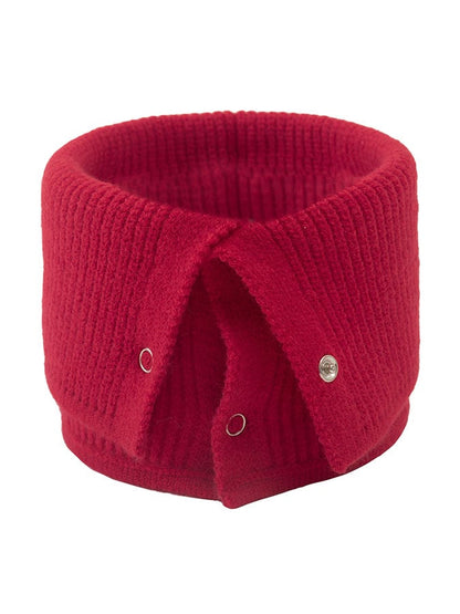 Solid Color Warm Knitted Scarf