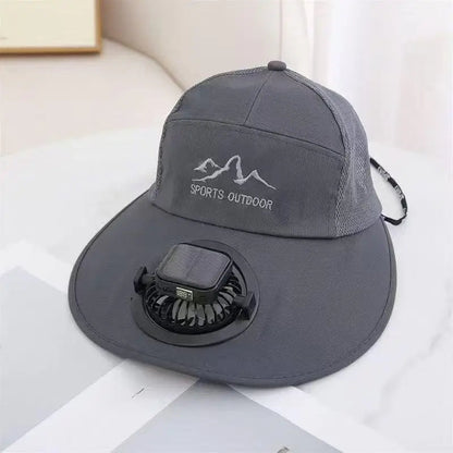 Solar-Powered Fan Hat for Men and Women - Perfect for Fishing and Outdoor Activities!