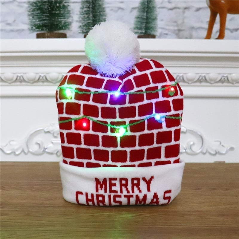 🎁2025 Early Christmas Sale - Christmas LED Light Knitted Beanies
