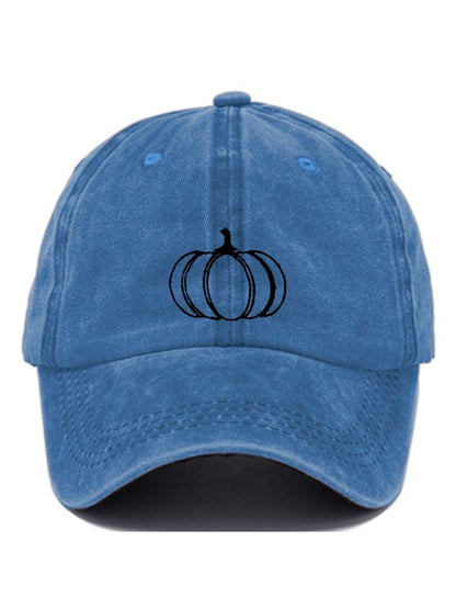 Vintage Pumpkin Print Baseball Cap