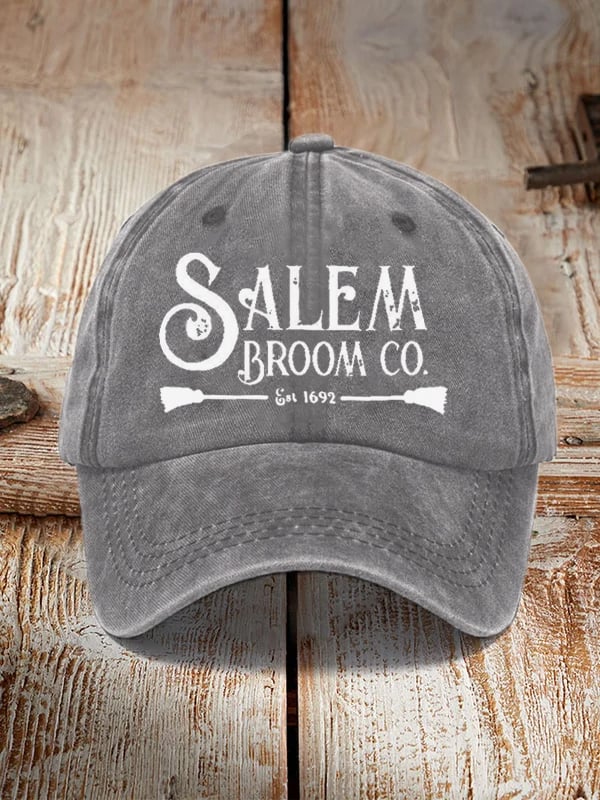Salem Broom Co Quality Handcrafted Enchanted Est 1692 Sun Hat