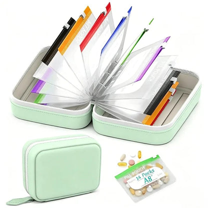 ⏳Limited-time 49% off⏰ Waterproof Pill Pouch Set – 14-Day Reusable Pocket Pharmacy