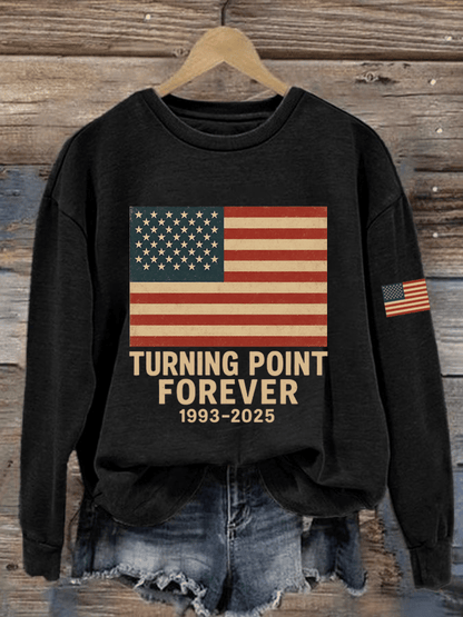 Women's Hot Events Printed Crew Neck Sweatshirt