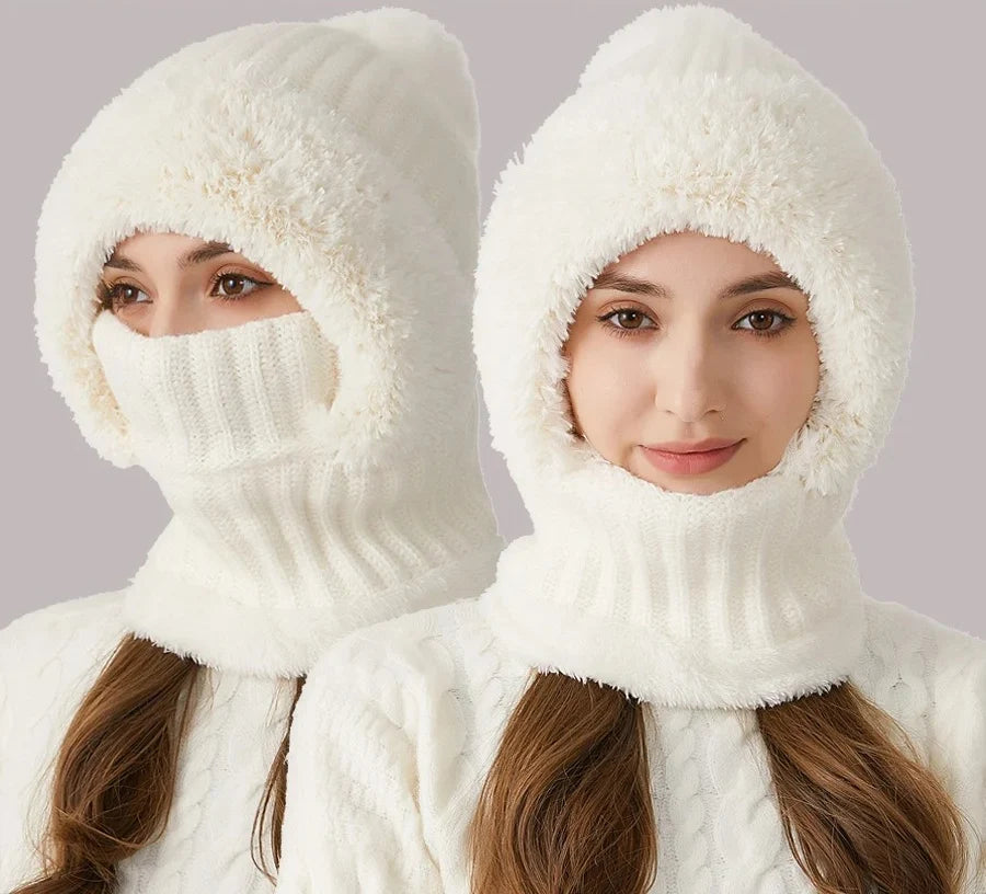 4-in-1 Full-Covering Winter Beanie Hat