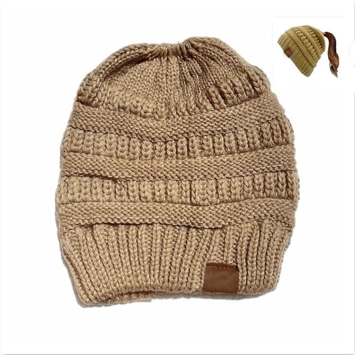 Women's Ponytail Beanie Hat