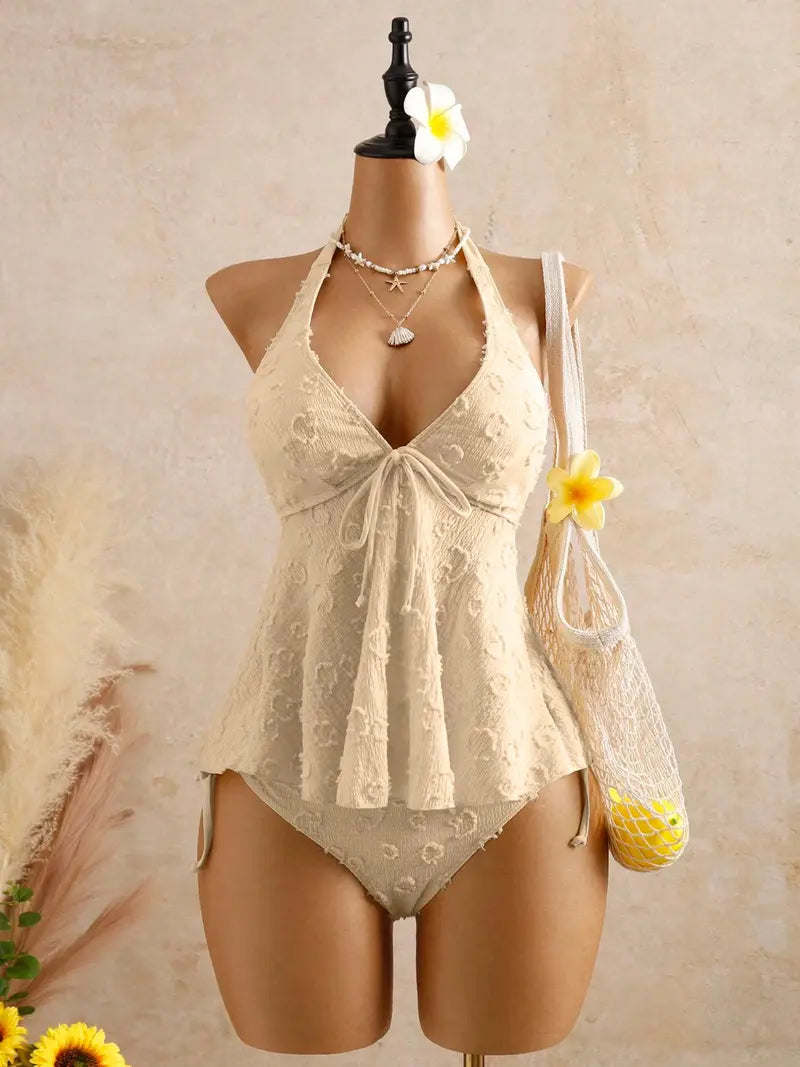 Flattering Tankini Set for Women – Comfortable & Stylish Two-Piece Swimwear