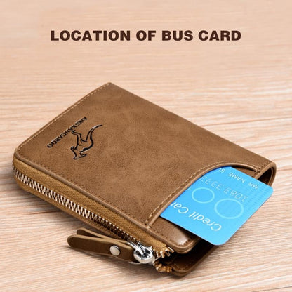 Last Day 49% OFF Men Wallet Zipper  Purse ( RFID PROTECTED )