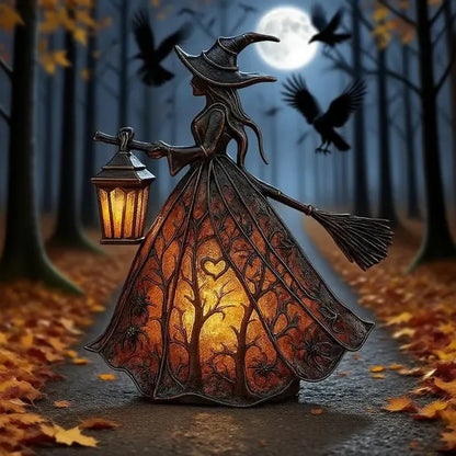 Halloween Witch Lamp