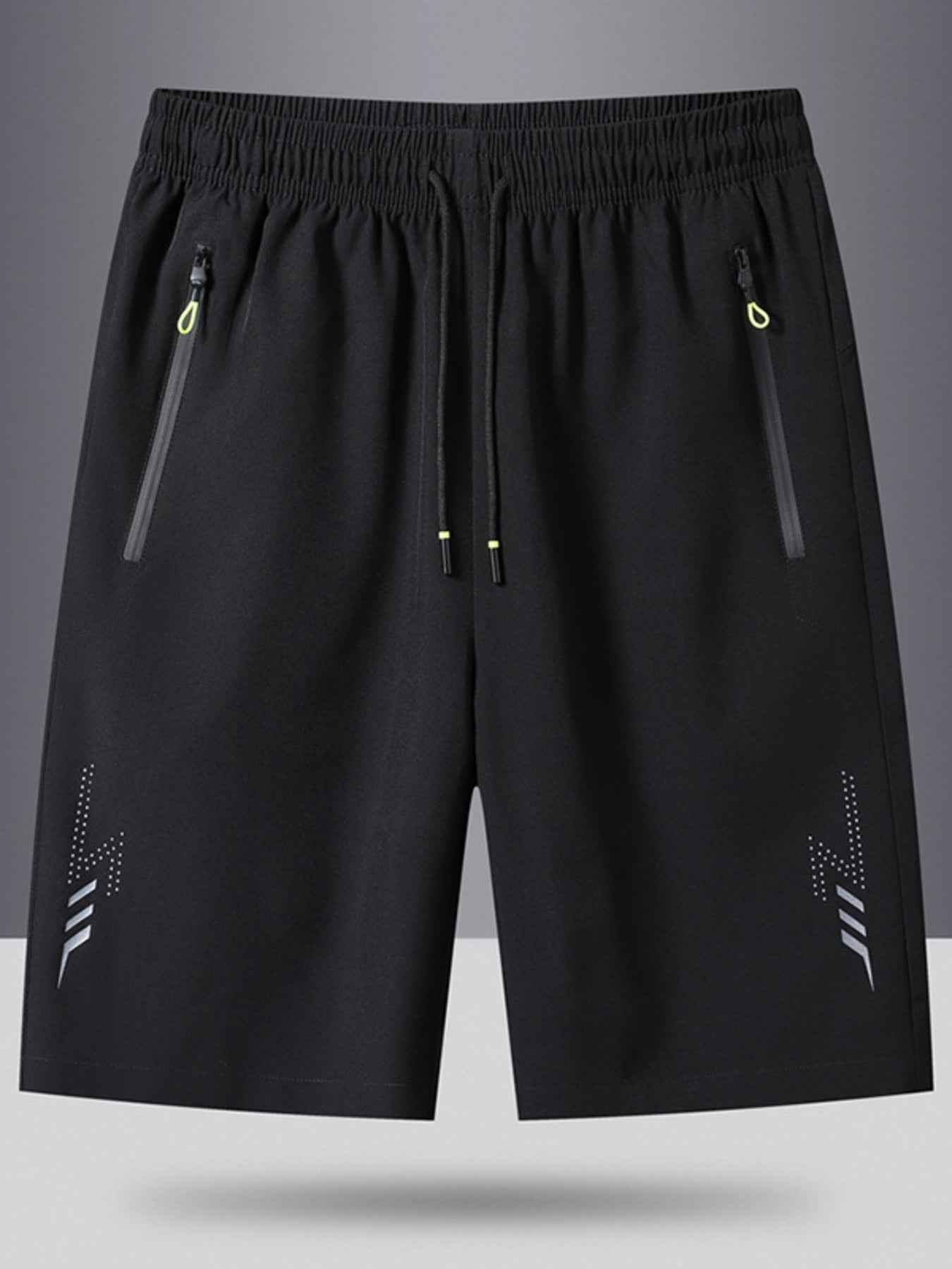 Men’s Lightweight Athletic Shorts with Drawstring & Pockets