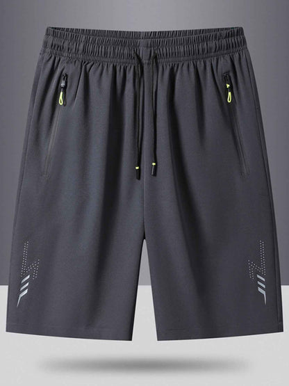 Men’s Lightweight Athletic Shorts with Drawstring & Pockets